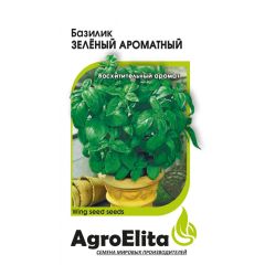 Семена Базилик Зеленый ароматный 0,1 г Агроэлита