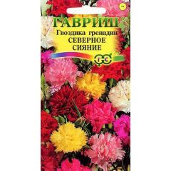 Семена Гвоздика садовая гренадин Северное сияние смесь 0,05 г
