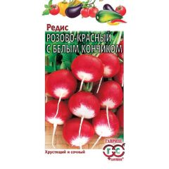 Семена Редис Розово-красный с белым кончиком 3 г
