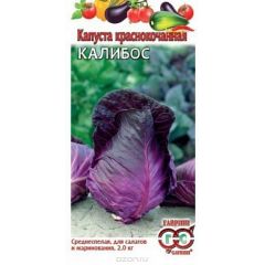 Семена Капуста краснокочанная Калибос 0,1 г