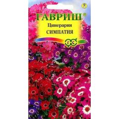 Семена Цинерария цветущая гибридная Симпатия 10 шт.