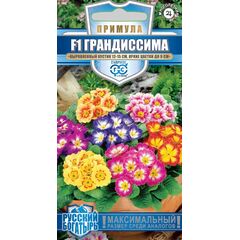 Примула Грандиссима, обыкновенная, смесь F1 5 шт. серия Русский богатырь