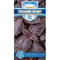 Базилик Русский гигант, фиолетовый 0,1 г серия Русский богатырь