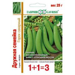 Горох Дружная семейка, 25,0г, Гавриш, серия Лидер 1+1