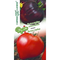 Томат Бычье сердце 0,05 г+Бычье сердце шоколадное 0,05 г серия Дуэт