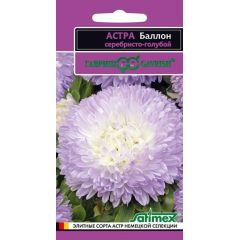 Астра Баллон серебристо-голубой, однолетняя (густомахровая)* 0,05 г серия Эксклюзив