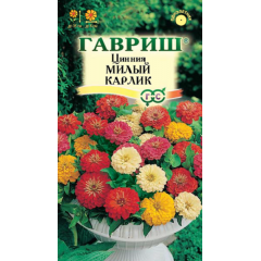 Цинния Милый карлик, смесь 0,5 г