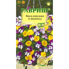 Виола Водопад смесь F1, Виттрока (амп.) (Анютины глазки)* 4 шт.