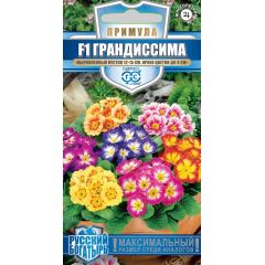 Примула Грандиссима, обыкновенная, смесь F1 5 шт. серия Русский богатырь