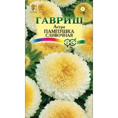 Астра Пампушка сливочная, однолетняя (помпонная) 0,3 г