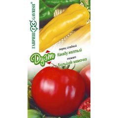Томат Большая мамочка 0,05 г+перец Какаду желтый 0,05 г автор. серия Дуэт
