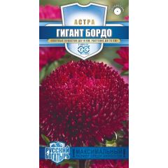 Астра Гигант бордо, однолетняя*  0,05 г (игольчато-коготковая) серия Русский богатырь