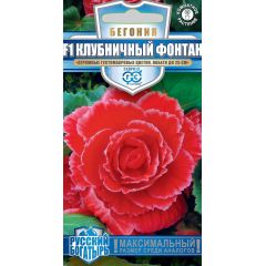 Бегония Клубничный фонтан F1 клубневая гранул. 4 шт. пробирка, серия Русский богатырь