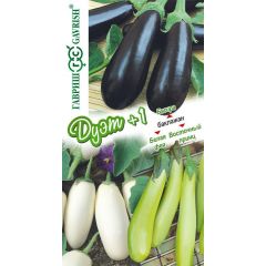 Баклажан Багира 0,1 г + Белая фея 0,1 г + Восточный принц 0,1 г серия Дуэт