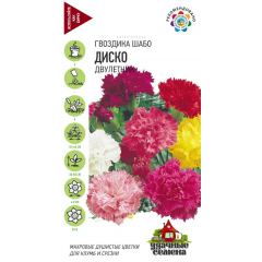 Гвоздика садовая Шабо Диско*, смесь 0,05 г Удачные семена
