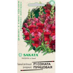 Львиный зев (Антирринум) Соната пунцовая F1* 7 шт. Саката серия Элитная клумба