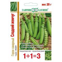 Горох Сладкий жемчуг, 25,0г, Гавриш, серия Лидер 1+1