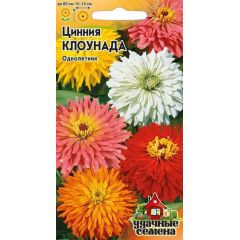 Цинния Клоунада, смесь 0,5 г Удачные семена
