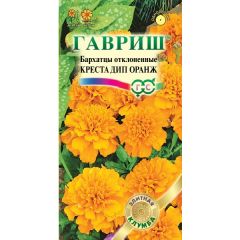 Бархатцы откл. Креста Дип Оранж (Тагетес)*10 шт. серия Элитная клумба
