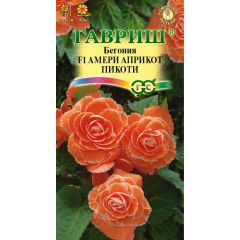 Бегония Амери априкот пикоти F1 клубневая гранул. 4 шт. пробирка