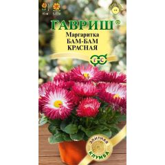 Маргаритка Бам-бам красная* 7 шт. серия Элитная клумба