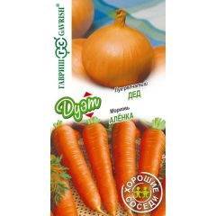 Лук репч. Дед 0,5 г+Морковь Аленка 2 г серия Дуэт Хорошие соседи