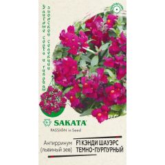 Львиный зев (Антирринум) Кэнди Шауэрс темно-пурпурный F1* 3 шт. Саката серия Элитная клумба