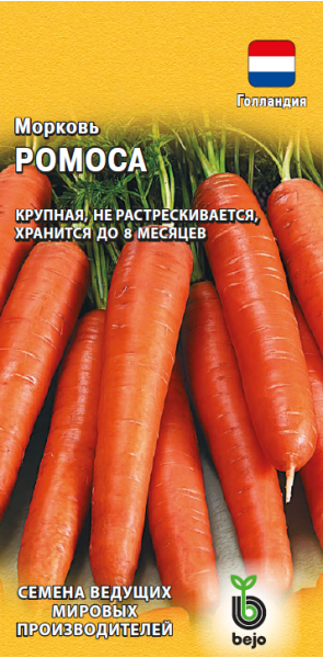 Семена Морковь Ромоса 10 г Голландия