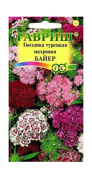 Семена Гвоздика турецкая махровая Байер, смесь 0,1 г