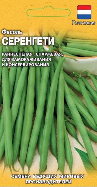 Семена Фасоль Серенгети 10 шт. Голландия