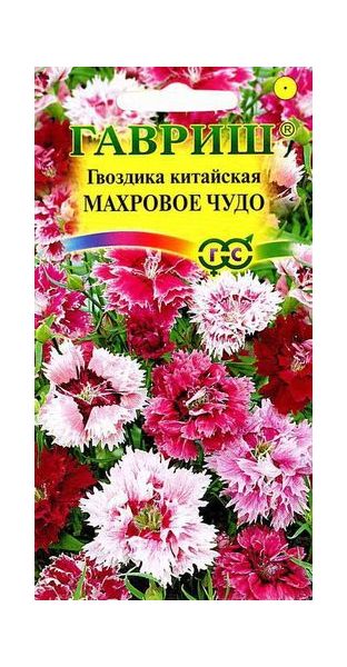 Гвоздика китайская Махровое чудо,* смесь 0,05 г
