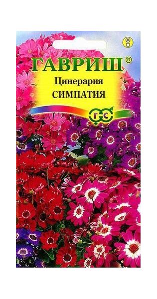 Семена Цинерария цветущая гибридная Симпатия 10 шт.