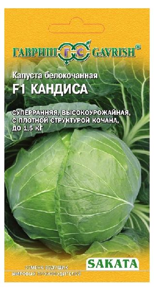Семена Капуста белокочанная Кандиса F1 10 шт