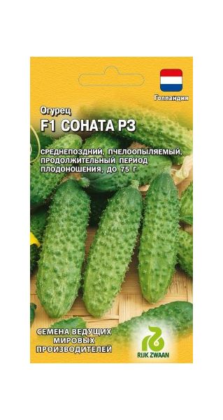 Семена Огурец Соната РЗ F1 10 шт. Голландия