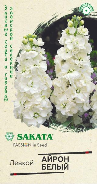 Левкой Айрон белый 5 шт. Саката серия Эксклюзив