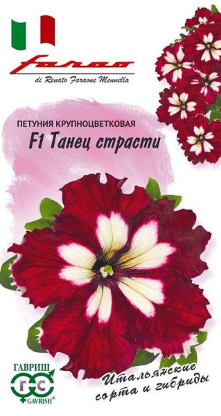 Петуния Танец страсти F1 10 шт. пробирка, серия Элитная клумба