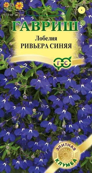Лобелия Ривьера Синяя 4 шт. пробирка сер. Элитная клумба