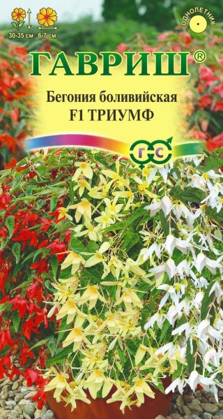 Семена Бегония Триумф F1 боливийская смесь 5 шт.