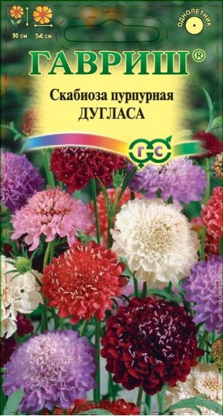 Скабиоза темнопурпурная Дугласа, махр. смесь 0,2 г