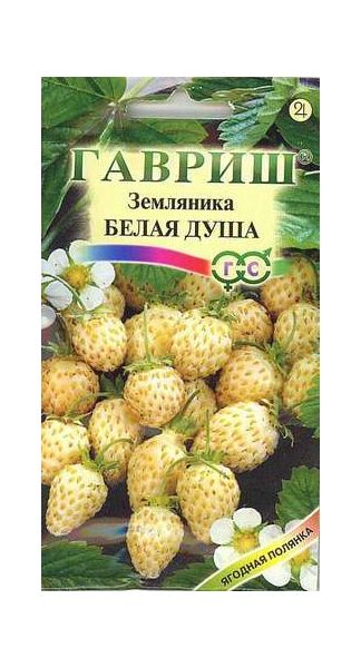 Семена Земляника Белая душа 0,03 г