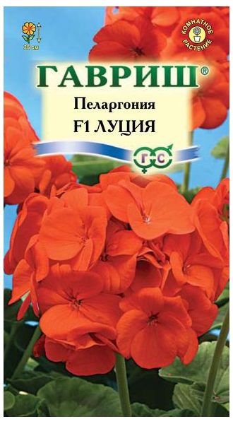 Семена Пеларгония Луция F1 зональная 4 шт.