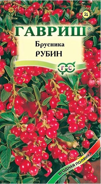 Семена Брусника Рубин 20 шт.