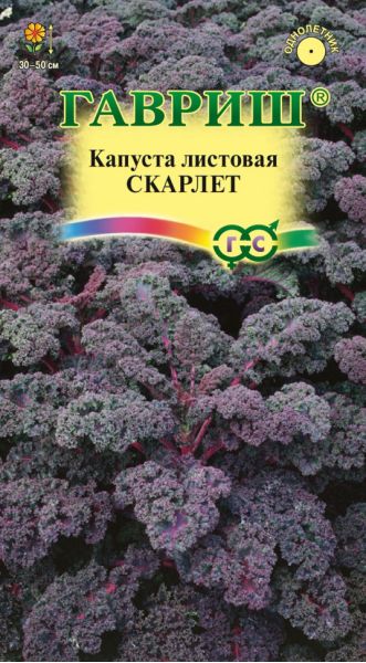 Семена Капуста листовая Скарлет 0,2 г