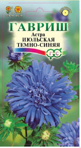 Семена Астра Июльская темно-синяя 0,3 г