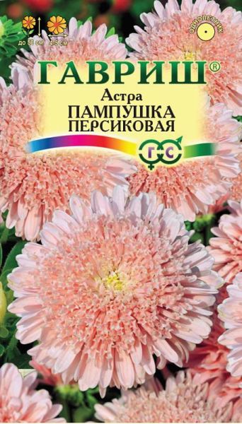 Семена Астра Пампушка персиковая 0,3 г