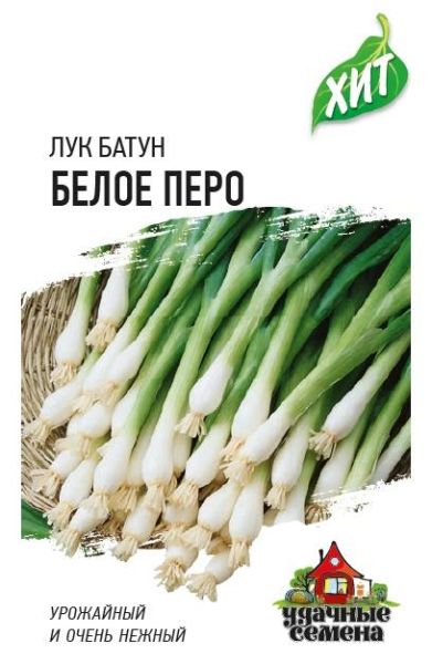 Семена Лук на зелень Белое перо 0,5 г ХИТ х3