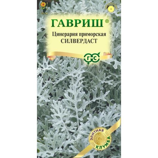Цинерария Силвердаст (серебристая) 15 шт.