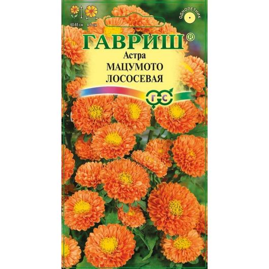 Астра Мацумото лососевая, однолетняя 0,3 г