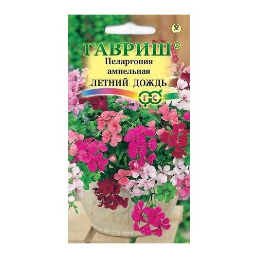 Пеларгония ампельная Летний дождь, смесь* 3 шт.