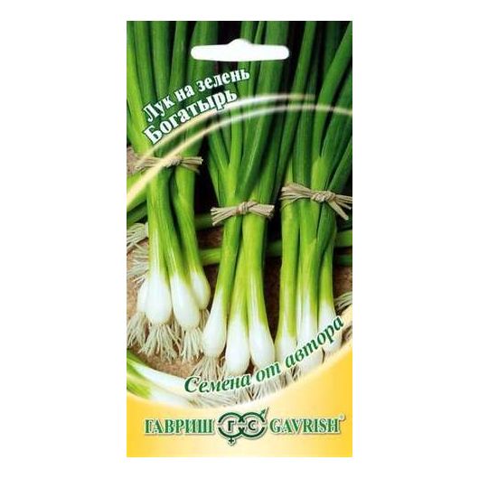 Лук на зелень Богатырь 0,5 г автор.